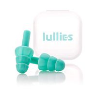 Lullies Ear Plugs (Turquoise) Noise Cancelling Reusable Earplugs for Sleeping