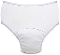 Comfort Finds Ladies Reusable Incontinence Panty 10oz - White - 2X-Large 41-44 - Single Unit