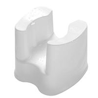 ZHAOYONGLI Bathing Aid for Bathroom Stool Creative Plastic Stool Thickening Adult Bathroom Stool Home Pregnant Woman Elderly Bathing Stool (Color : White)