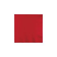 Creative Converting Touch of Color 2-Ply Paper Lunch Napkins, 50-Count, Classic Red