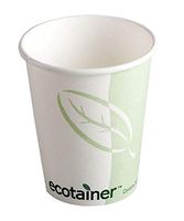 HOT Cup 8 oz. PLA Lined Case of 1000 Made in USA