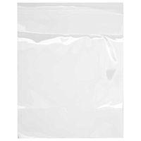 Beadaholique Poly Cellophane Bags, with Self Adhesive Seal 10x8 Inches, 100 Pieces, Clear