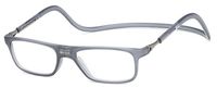 Anti-Reflective Magnetic Reading Glasses Adjustable Front Connect Reader(Grey 03/Coated Lens 400)