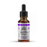 Bacopa Liquid Extract, Organic Bacopa (Bacopa Monnieri) Dried Herb Tincture Herbal Supplement, Non-GMO in Cold-Pressed Organic Vegetable Glycerin 700 mg, 4 oz (120 ml)