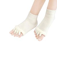 AO TE 1 Pair Comfortable Wear Five Toe Separator Socks Alignment Pain Relief Foot Wear