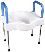 Maddak Tall-Ette Elevated Toilet Seat with Extra Wide Seating Surface and Steel Legs (725882000)