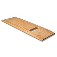 Heavy Duty Wooden Slide Transfer Board with One Cut Out Handle, 440 lb Capacity, Wood