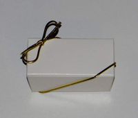 6" Gold Stretch Loops 50ct for Candy Boxes / Jewelry Boxes
