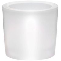 Bluecorn Beeswax Heavy Glass Votive and Tea Light Candle Holders (12, Frosted)