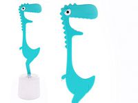 ootb Dinosaur Toilet Brush, Blue, 12 x 12 x 40 cm