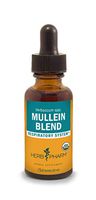 Herb Pharm Certified Organic Mullein Blend Extract for Respiratory System Support - 1 Ounce