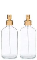 Apothecary Glass Fine Mist Bottle with Gold Aluminum Sprayer (2)