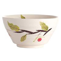 AXZHYX Bowl Ceramic Grain Bowl Fruit Salad Bowl Creative Ice Cream Bowl Breakfast Soup Bowl Japanese Ramen Bowl Hand Painted Fruit Bowl Hotel Tableware Home Noodles Boiled Fish Soup Bowl