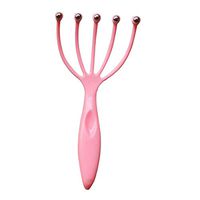 Scalp Massager Tool Portable Handheld Five Fingers Claw Steel Ball Relaxation Head Massager for Home Office Travel