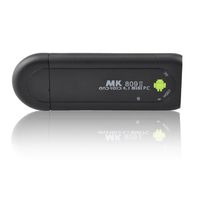 Bluetooth Mini PC Mk809 II (UG007 in sleek skin) Newest Version Android Dual Core Build-in Bluetooth Android 4.1 Rk3066 Dual Core 1g Ram 8g Rom Support External 3g Mini Pc