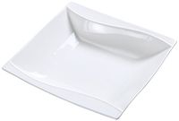 Yanco SW-305 5" Fruit Bowl, Square, 4-oz, Porcelain, Bone White, Pack of 36