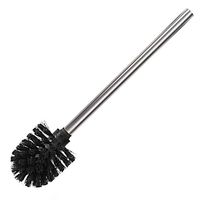 Tmsgid Toilet Brush Holder Stainless Steel Bowl Cleaner Compact Scrubbing and Perfect Black