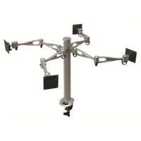 Cotytech Quad Monitor Desk Mount Dual Arm with Clamp Base (DM-41A3-C)