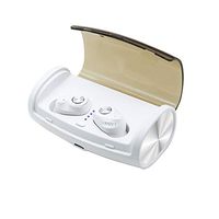 LJOVATN Wireless Bluetooth Earphone, Wireless Bluetooth 5.0 Earbuds with 1200mAh Emergency Charging Case (White)