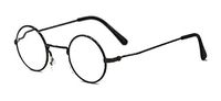Funky Feel - John Lennon Style Round Metal Frame Reading Glasses - Pewter 3.25