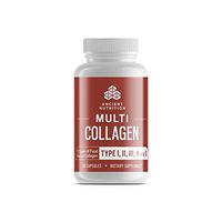 Multi Collagen Protein Pills, Formulated by Dr. Josh Axe, Blend of Grass-Fed Beef, Chicken, Wild Fish and Eggshell Collagen Peptides, Supports Skin, Nail & Gut Health, 90 Count