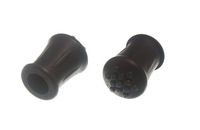 10 Of Walking Stick Crutch Frame Ferrule Black Rubberised 1/2 Inch 13Mm Id by DIRECT HARDWARE by DIRECT HARDWARE