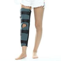 Tri-Panel Knee Immobilizer Brace, Supportive & Adjustable Splint for Knee, Post-Surgery or Injury Recovery Knee Brace Stabilizer,S