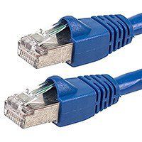 MONOPRICE 5899 CAT6A ETHERNET Patch Cable, SNAGLESS, RJ45, Stranded, 550 MHZ, STP Pure Bare Copper Wire, 26 AWG, 3 FEET, Blue