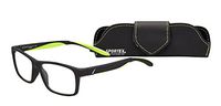 Sportex Reading Glasses Anti-Reflective Square Men's Readers, Green, 2.00