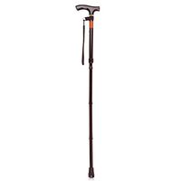 ZSMPY Crutches Folding Telescopic Adjustable Height Aluminum Alloy Non-Slip Cane