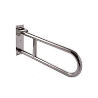 Never give up Shower Rails Handrail Safe Bathing Non-Slip Handle 304 Stainless Steel Folding Toilet handrail Disabled Disabled Elderly Toilet Toilet Handle Bathroom Accessories (Color : B)