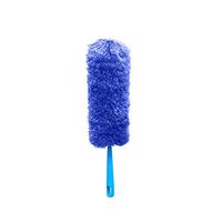 Soft Microfiber Duster Bendable Brush Dust Cleaner Home Furniture Air Conditioner Car Cleaning Feather (Color : RoyalBlue)