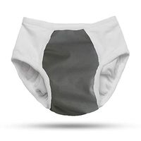 Adult Reusable Cloth Diapers Incontinence Underwear - Pull-on Style (X-Large, Slate)