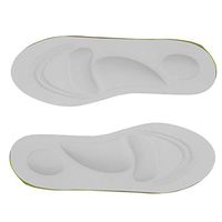 SEniutarm 4D Massage Insole Sponge Breathable Unisex Sports Running Shoes Pads Grey