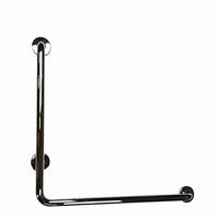 Teerwere Toilet Rail Safety Accessory Frame with Support Grab Bar Safety Handle Special Crowd Bathroom Seat Bracket for Elderly and Handicap (Color : Silver, Size : 60x60cm)