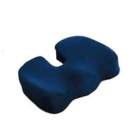 Deluxe Comfort Bottom Reformulator Orthopedic Grade Foam Hip Pain Relief-Tailbone Support Seat Cushion, Blue, Full