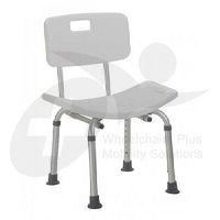 Graham Field adjustable bath bench with back, assembled, model 7921A-4 - 1 ea