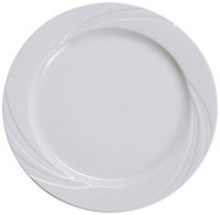 Yanco MM-6 Miami 6.25" Bread Plate, Porcelain, Bone White, Pack of 36