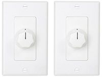 Atlas Sound AT100D 100 Watt Deluxe Decora Attentuator - Contractor 2-Pack