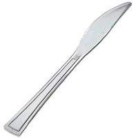hersrfv home Formal or Wedding Reflections Elegant Knives 40 Pack Disposable Heavyweight