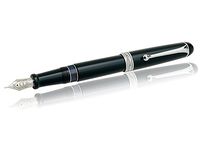Aurora Nikargenta 88 Chrome Large Medium Point Fountain Pen - AU-800CM