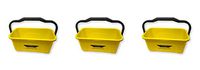 Ettore 3 Gallon Compact Super Bucket with Ergonomic Handle - 3 Pack