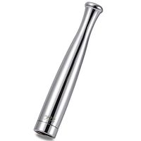 ZOBO Cigarette Filter Holder Portable Reusable Clean Tar Smoke Tobacco Filter Holder for Regular and Slim Size Cigarettes (Silver)