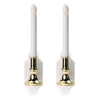 Xisheep Easter Day Home Décor ， Led Light LED Solar Light Warm Light Waterproof Garden Decor Wall Power Lamp Decor 2PC LED Light - White