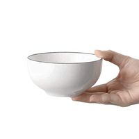 BBSEQ Simple Ceramic Bowl, Practical Household Tableware, Pasta Vegetables And Fruit Salad Bowl Porridge Bowl Soup Bowl (Size : 11.55.5cm)