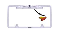 TadiBrothers 120 Degree Silver License Plate Frame HD Backup Camera Hi-Res CCD