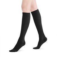 Fytto 2120 Closed-Toe Women’s Compression Socks, 20-30 mmHg Graduated Support – Firm Medical Hosiery for Varicose Veins, Lymphedema, and DVT, Knee High, Black, X-Large