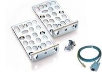 Cisco 2960/3550/3560/3750 19" Rack Mount Kit (P/N 800-16852-02) with genuine Cisco Console Cable (P/N 72-3383-01) and 1U guide (P/N 700-01663-01-A0)
