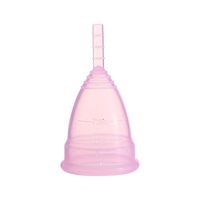 Anself Reusable Silicone Menstrual Cup Period Soft Medical Cups