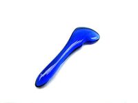 Us.online911 Quality Natural Crystal Guasha Scraping Massage Tools for Face & Eyes SPA Acupuncture Therapy Trigger Point Treatment (Blue)